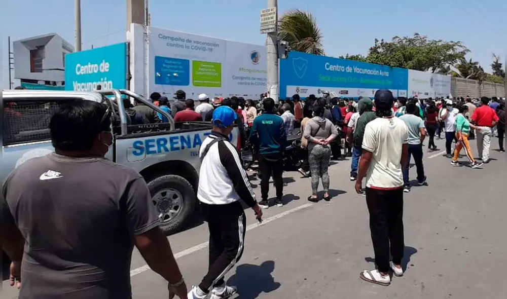 La falta de dosis originó problemas en los diversos vacunatorios. Foto: La República.