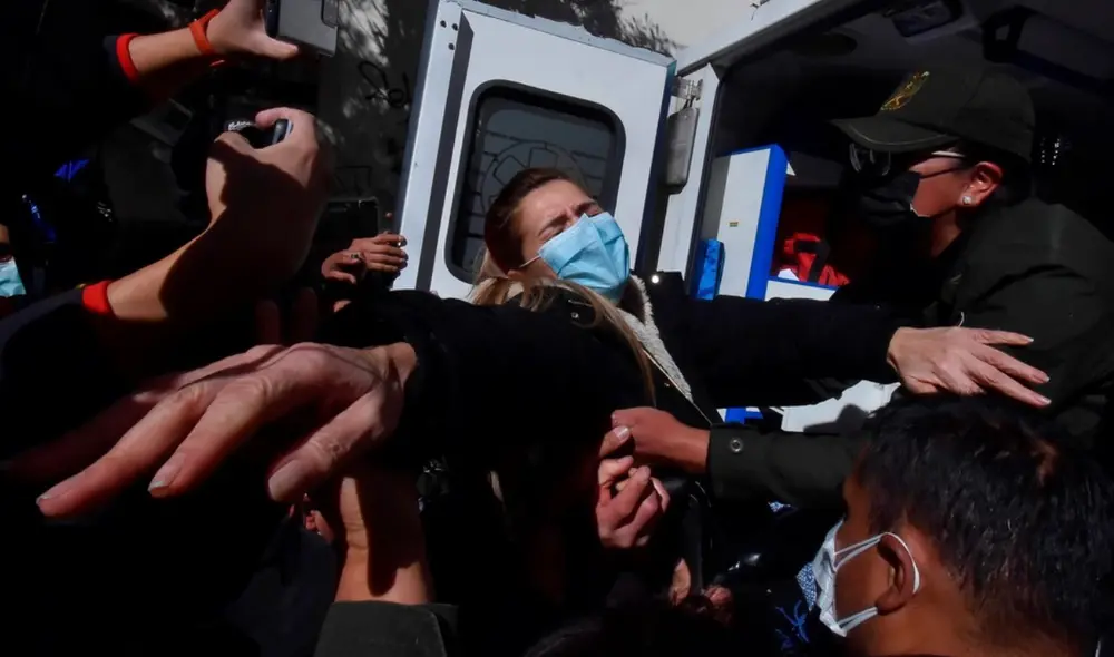 Desde abril, su familia y allegados han informado de los problemas de salud de Áñez en prisión y exigen una atención integral. Foto: EFE