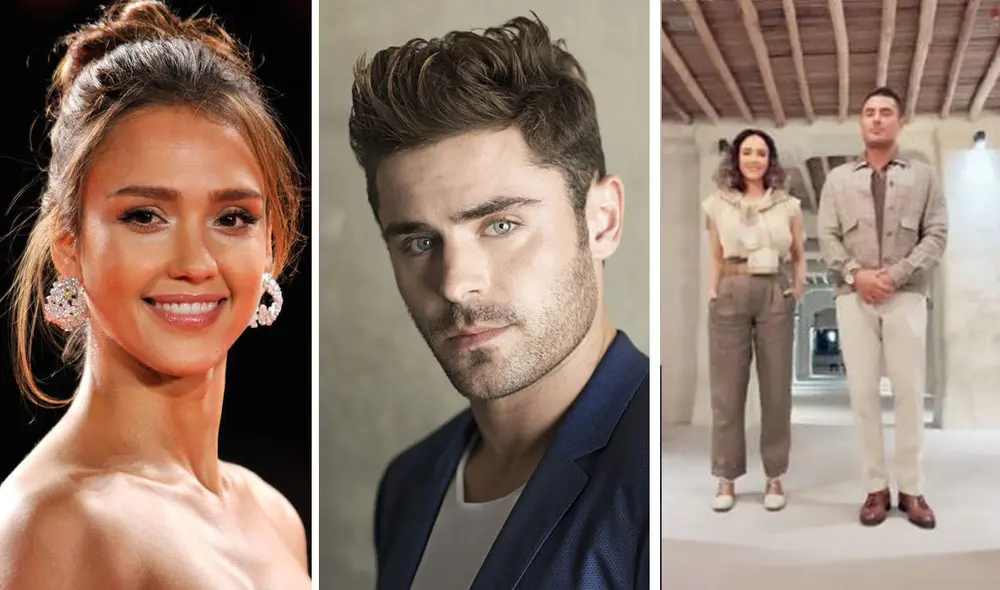 Jessica Alba es muy activa en TikTok, mientras que Zac Efron aún no tiene una cuenta oficial. Foto: composición LR Jessica Alba es muy activa en TikTok, mientras que Zac Efron aún no tiene una cuenta oficial. Foto: composición LR