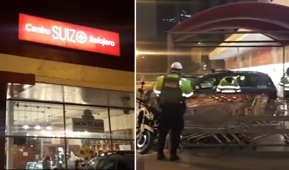 Policía investiga el robo en local de Plaza Vea. Foto: captura/URPI-LR Policía investiga el robo en local de Plaza Vea. Foto: captura/URPI-LR