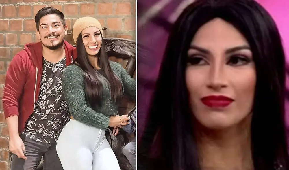 Erick Elera escribió "Te amo" como apoyo a su pareja por la decisión que tomó en Reinas del show. Foto: composición Instagram / América TV