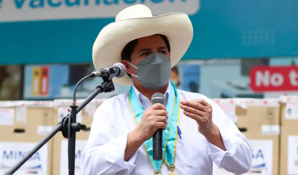 Castillo derrotó a Fujimori en la segunda vuelta presidencial del último junio. Foto: Presidencia