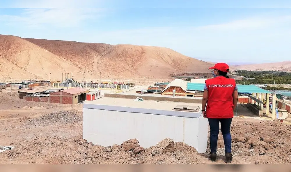 El proyecto paralizado tiene un 75% de avance. Foto: Contraloría Tacna