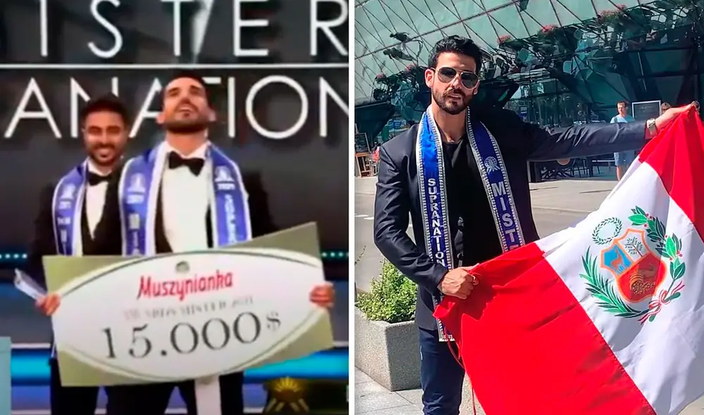 El joven modelo se llevó la máxima categoría en el certamen internacional. Foto: composición/captura de TV/Instagram