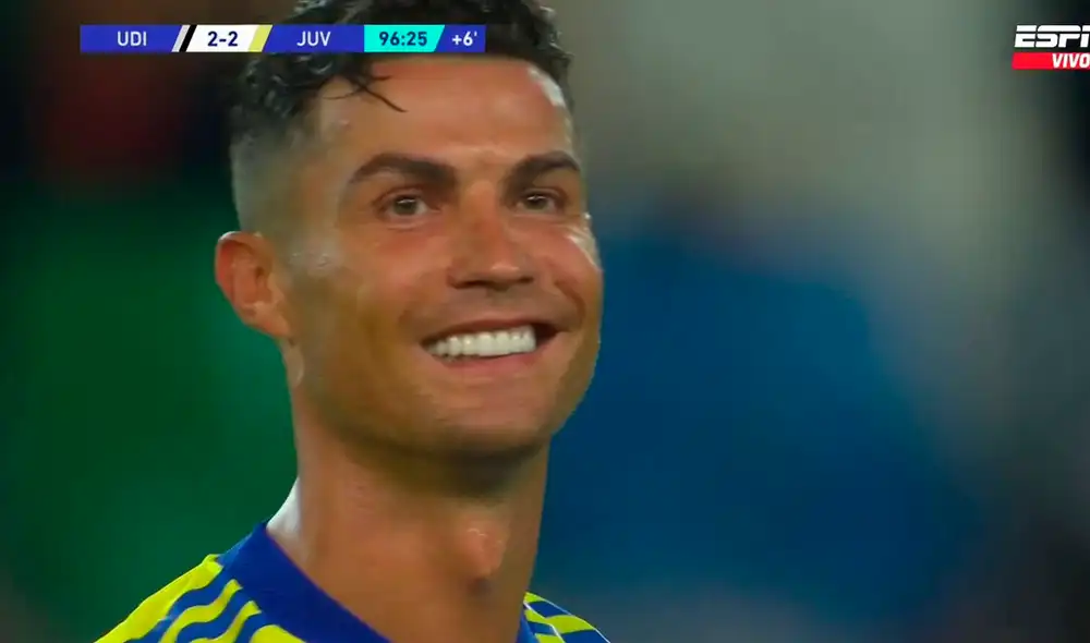 Cristiano Ronaldo empezó el duelo en la banca de suplentes. Foto: ESPN