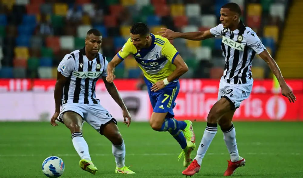 Juventus vs. Udinese se enfrentaron en la primera jornada de la temporada 2021-22 de la Serie A. Foto: AFP Juventus vs. Udinese se enfrentaron en la primera jornada de la temporada 2021-22 de la Serie A. Foto: AFP