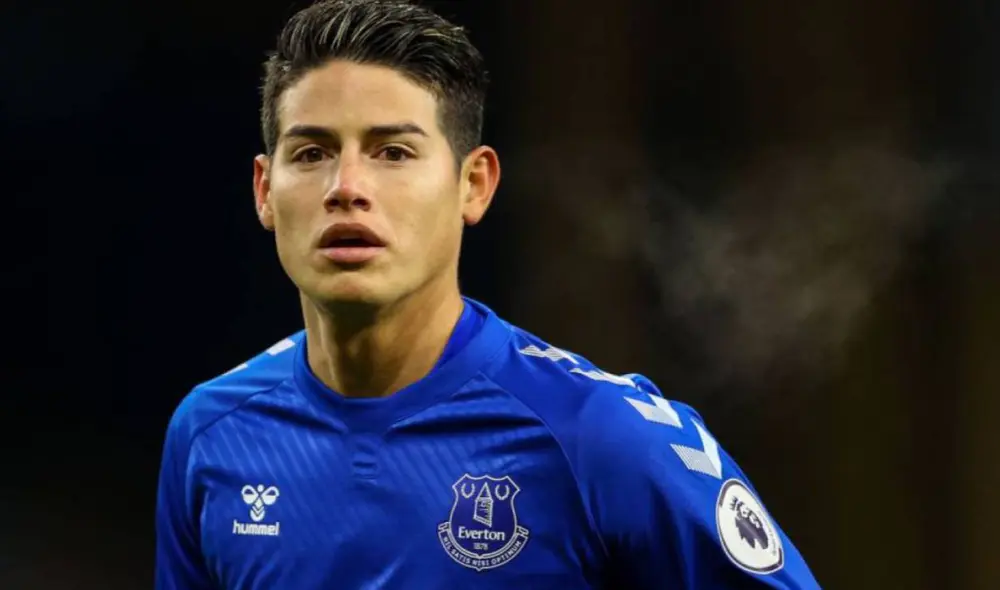 James Rodríguez llegó la temporada pasada al Everton. Foto: difusión James Rodríguez llegó la temporada pasada al Everton. Foto: difusión