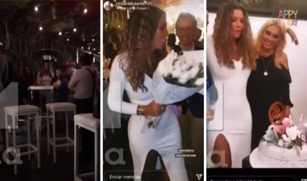 Rosselli Aumuruz celebró su cumpleaños en la terraza del hotel BTH, en San Borja. Foto: capturas de Latina Rosselli Aumuruz celebró su cumpleaños en la terraza del hotel BTH, en San Borja. Foto: capturas de Latina