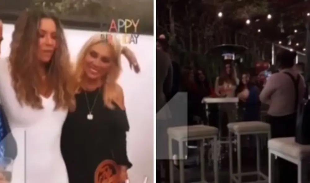 En la terraza del hotel BTH, Rosselli Amuruz celebró su cumpleaños junto a más de 30 invitados. Foto: capturas de Latina En la terraza del hotel BTH, Rosselli Amuruz celebró su cumpleaños junto a más de 30 invitados. Foto: capturas de Latina