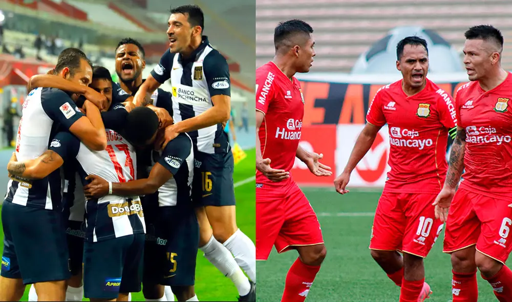 El último duelo Alianza Lima vs. Sport Huancayo resultó en empate. Foto: composición/difusión/Twitter