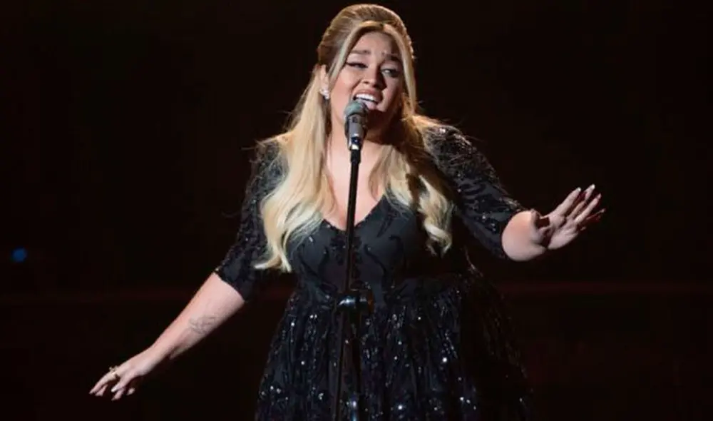 La joven de 19 años cautivó al público mexicano con su imitación de Adele. Foto: Joaquina Carruitero/Instagram