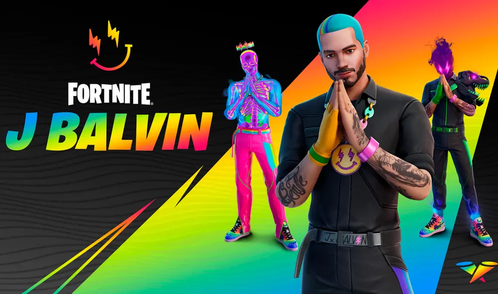 La skin de J Balvin se podrá comprar a partir del 26 de setiembre en la tienda de objetos del videojuego. Foto: Epic Games La skin de J Balvin se podrá comprar a partir del 26 de setiembre en la tienda de objetos del videojuego. Foto: Epic Games
