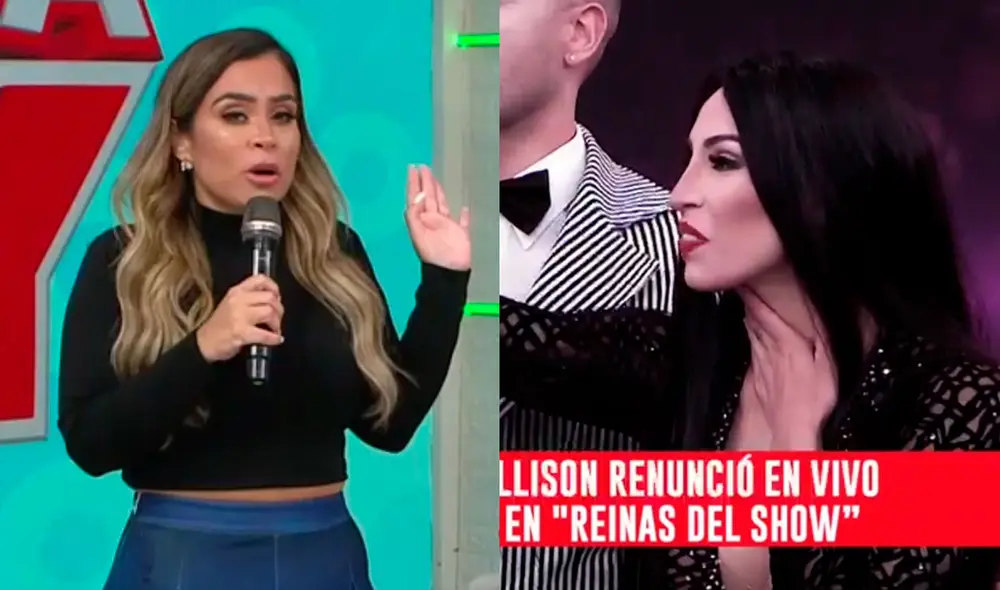 La conductora de América Hoy dio su punto de vista sobre la polémica de Allison Pastor. Foto: captura/América TV