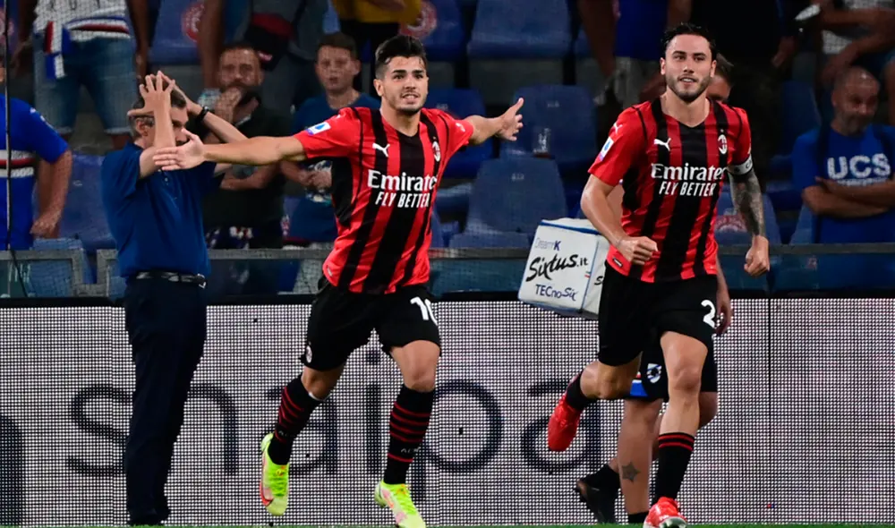 AC Milan derrotó por la mínima a su similar del Sampdoria por la fecha 1 de la Serie A. Foto: AFP