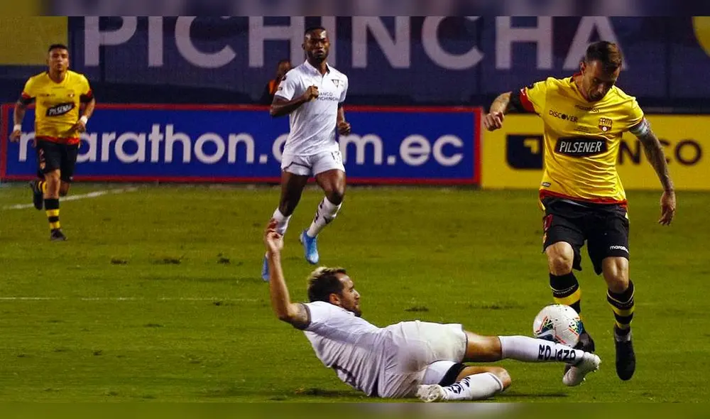 Barcelona SC vs. LDU Quito se podrá ver desde las 7.00 p. m. (hora peruana y ecuatoriana). Foto: EFE Barcelona SC vs. LDU Quito se podrá ver desde las 7.00 p. m. (hora peruana y ecuatoriana). Foto: EFE