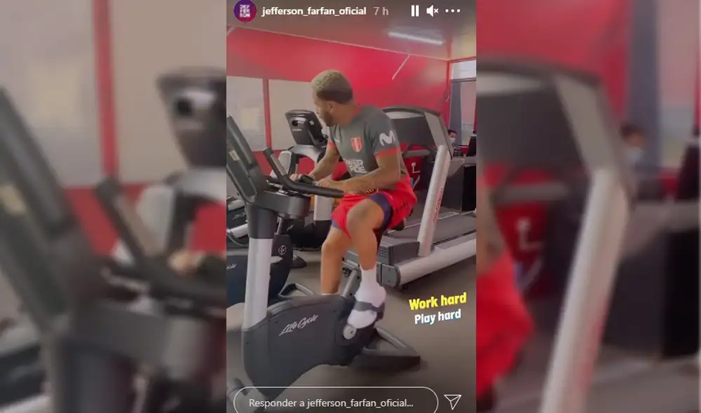 Jefferson Farfán se recupera en la Videna. Foto: Instagram Jefferson Farfán Jefferson Farfán se recupera en la Videna. Foto: Instagram Jefferson Farfán