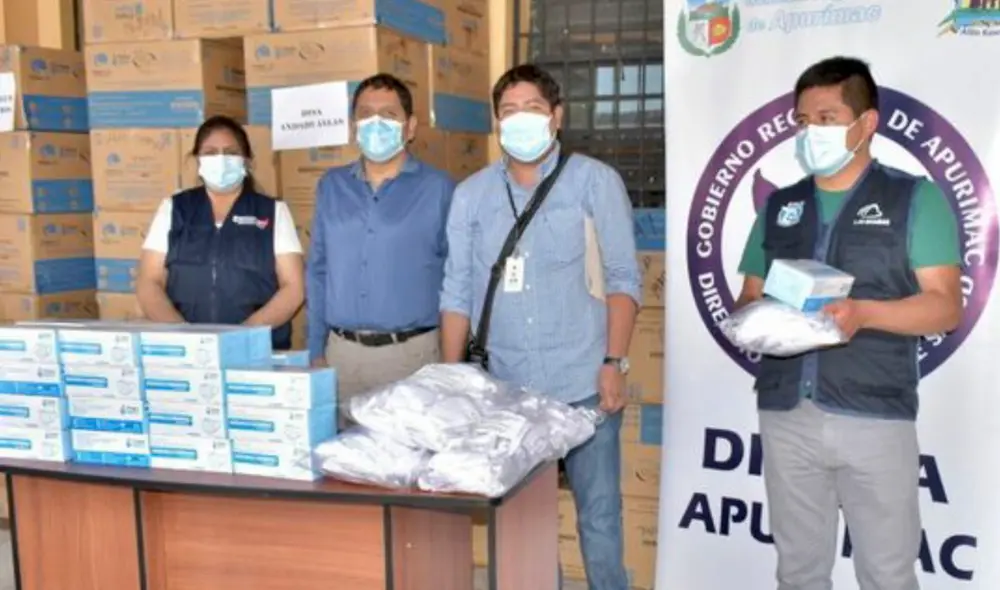 Diresa conformó comité multisectorial para la entrega de implementos de bioseguridad. Foto: Diresa Apurímac Diresa conformó comité multisectorial para la entrega de implementos de bioseguridad. Foto: Diresa Apurímac