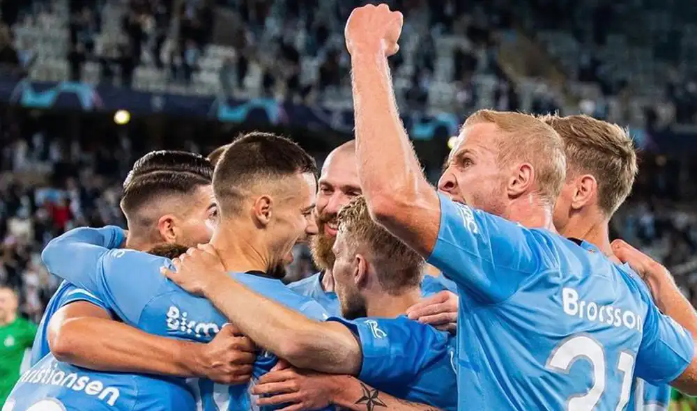 Malmo venció a Ludogorets en el partido de ida de los play-offs de la Champions League. Foto: difusión