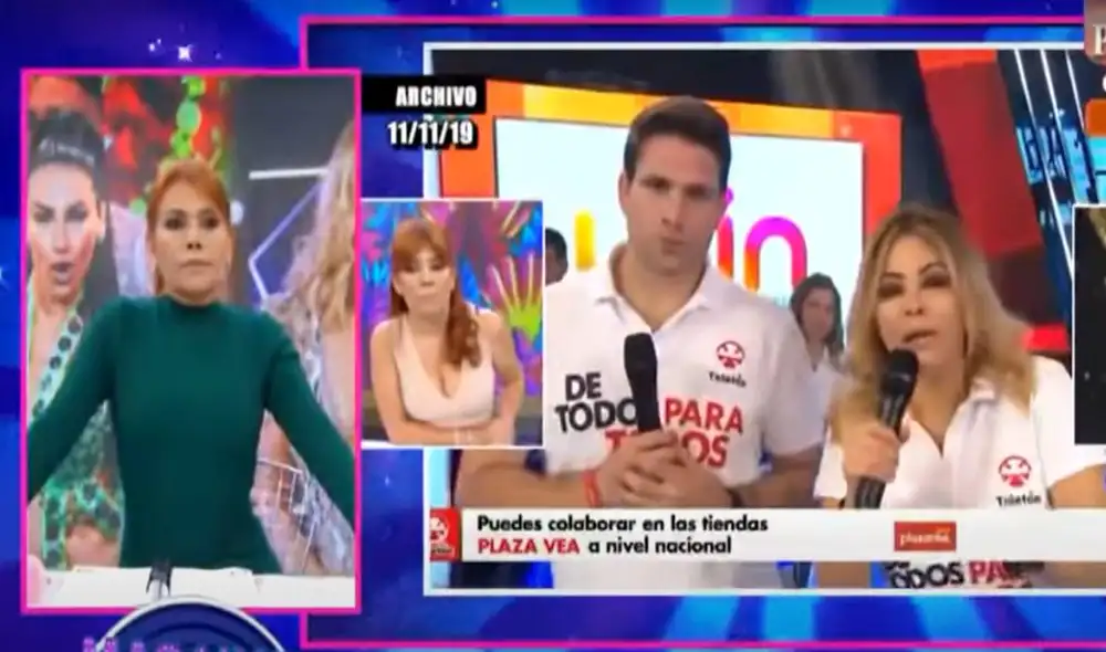 Magaly Medina contó por qué nunca apareció junto a Gisela Valcárcel en la Teletón. Foto: captura ATV