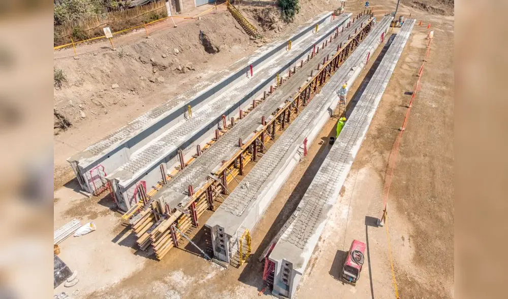 El nuevo puente Virú será más resistente debido a 32 pilotes que lo sostienen. Foto: Aunor.