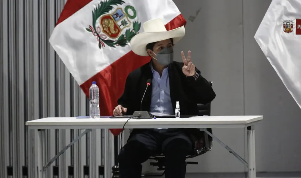 Pedro Castillo presidió la edición 14 del Gore Ejecutivo. Foto: Marco Cotrina - La República.