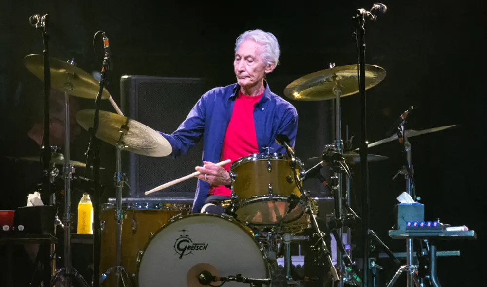 Charlie Watts, vocalista de los Rolling Stones. Foto: AFP
