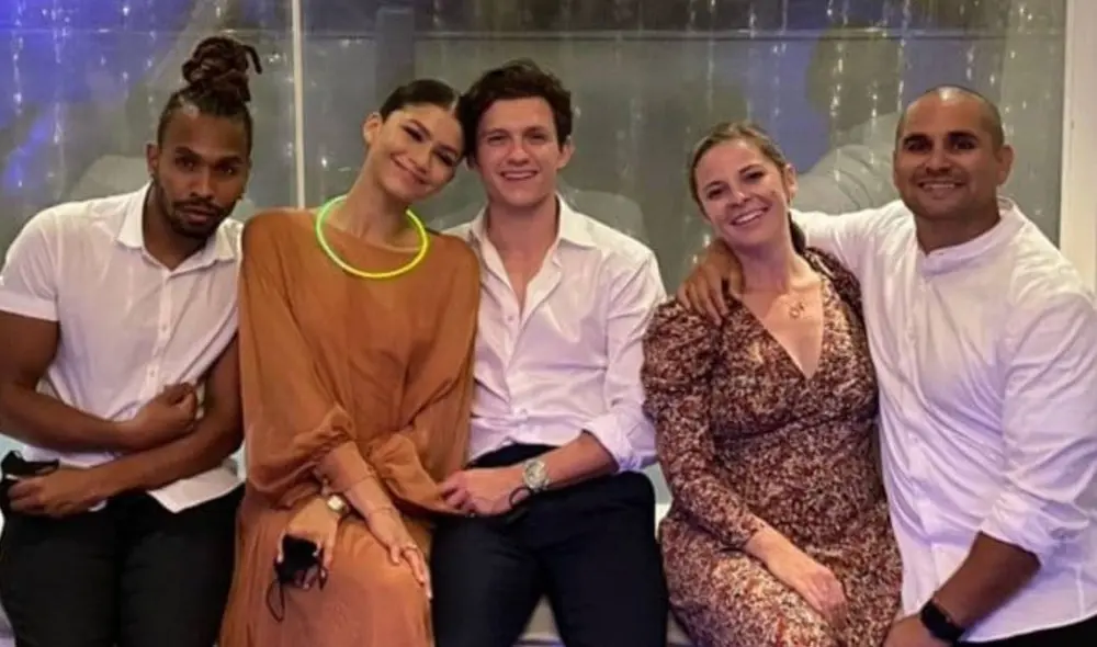 Los actores se conocieron mientras rodaban las escenas de Spider-Man en el 2017. Foto: composición/ Twitter