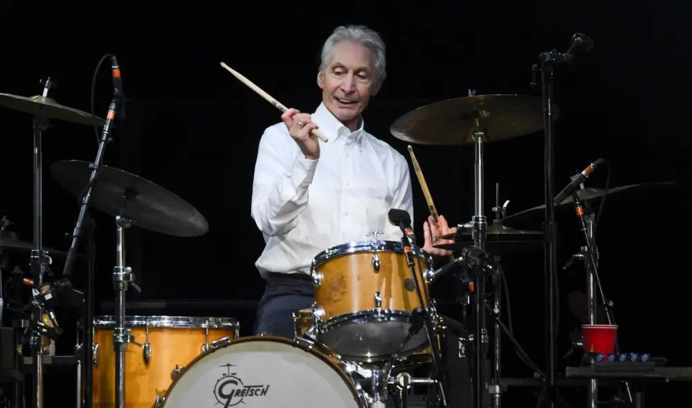 Charlie Watts trabajo inicialmente en publicidad y en su tiempo libres escribía un libro para niños sobre Charlie Parker. Foto: AFP