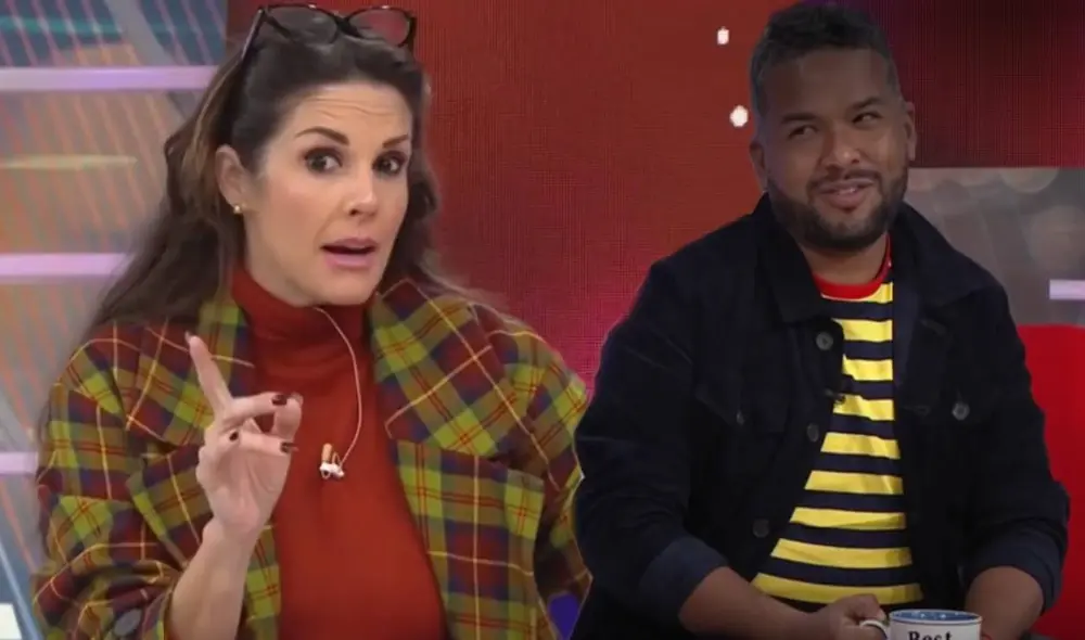 Rebeca Escribens señaló que algunos chicos tienen dotes para la actuación. Foto: captura América TV