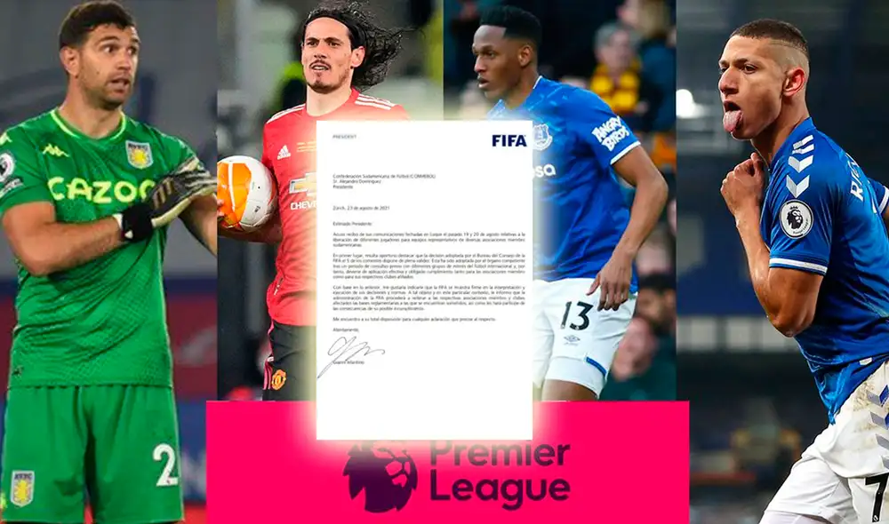 FIFA se expresó sobre la posibilidad de que desde Inglaterra y España no cedan a sus futbolistas. Foto: composición