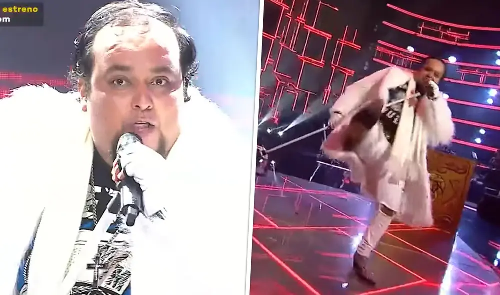 Fito Flores se presenta en La voz Perú a puertas de la final. Foto: captura de Latina