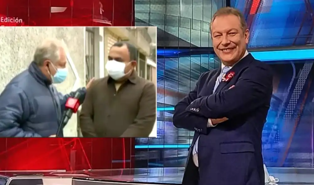 “Tranquilo, entiendo tu situación", fueron las palabras del reportero. Foto: composición/captura América TV/Gunter Rave/Instagram “Tranquilo, entiendo tu situación", fueron las palabras del reportero. Foto: composición/captura América TV/Gunter Rave/Instagram