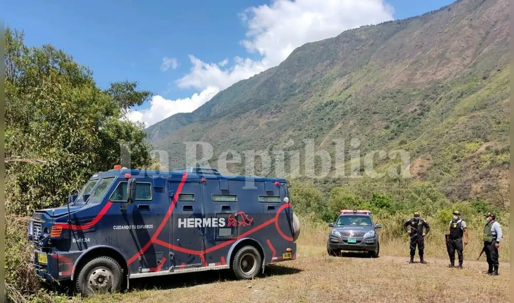 Camión fue abandonado en el sector de Inkatambo. Foto: La República