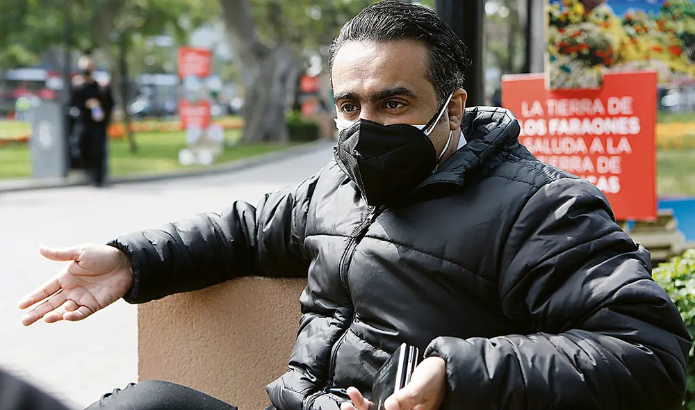 En primera persona. El yemení Abdullah Qasem se hizo amigo de Guido Bellido después de la segunda vuelta presidencial, según su propia versión. Foto: Marco Cotrina/La República En primera persona. El yemení Abdullah Qasem se hizo amigo de Guido Bellido después de la segunda vuelta presidencial, según su propia versión. Foto: Marco Cotrina/La República