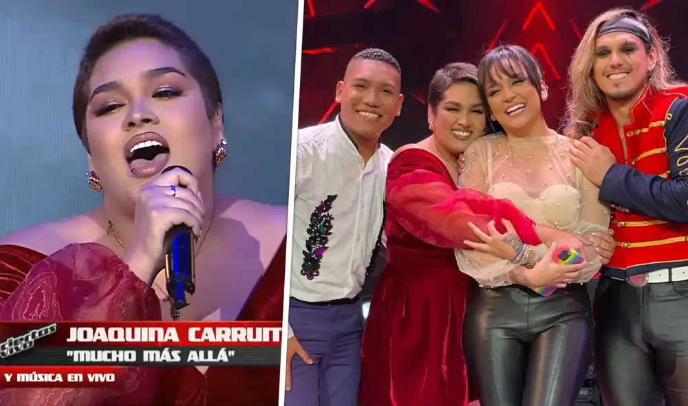 Joaquina Carruitero dedica mensaje a Daniela Darcourt y sus compañeros tras dejar La voz Perú. Foto: captura de Latina Joaquina Carruitero dedica mensaje a Daniela Darcourt y sus compañeros tras dejar La voz Perú. Foto: captura de Latina