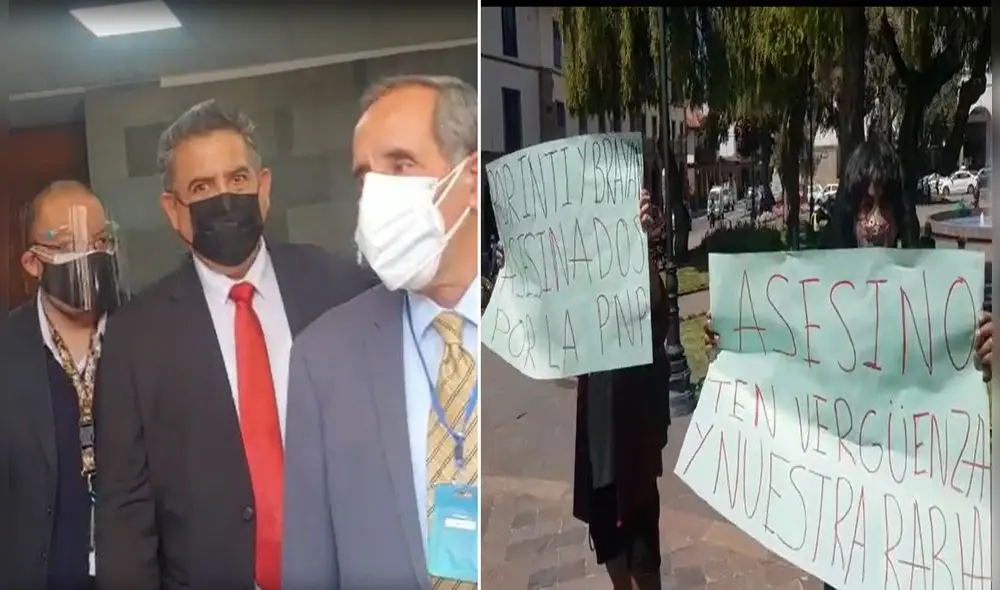 Manuel Merino estuvo acompañado del excongresista Ricardo Burga. Foto: La República