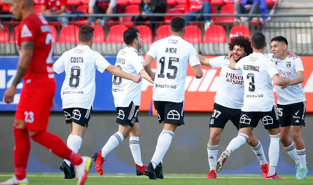 Colo Colo abrió el marcador a los dos minutos de haber empezado el encuentro. Foto: Twitter Colo Colo abrió el marcador a los dos minutos de haber empezado el encuentro. Foto: Twitter