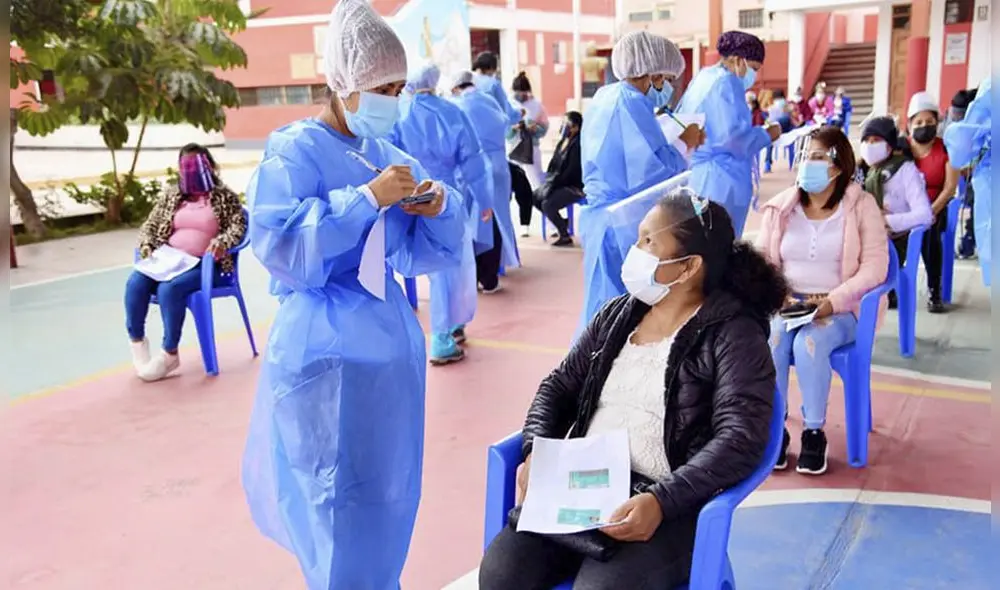 Región requiere unas 190.000 dosis para completar la vacunación en personas de 40 años a más Foto: Diresa.