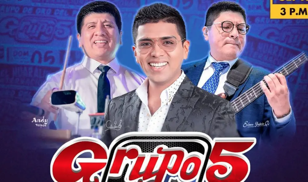 La agrupación de cumbia hizo importante anuncio en sus redes sociales. Foto: Instagram/El Grupo 5 La agrupación de cumbia hizo importante anuncio en sus redes sociales. Foto: Instagram/El Grupo 5