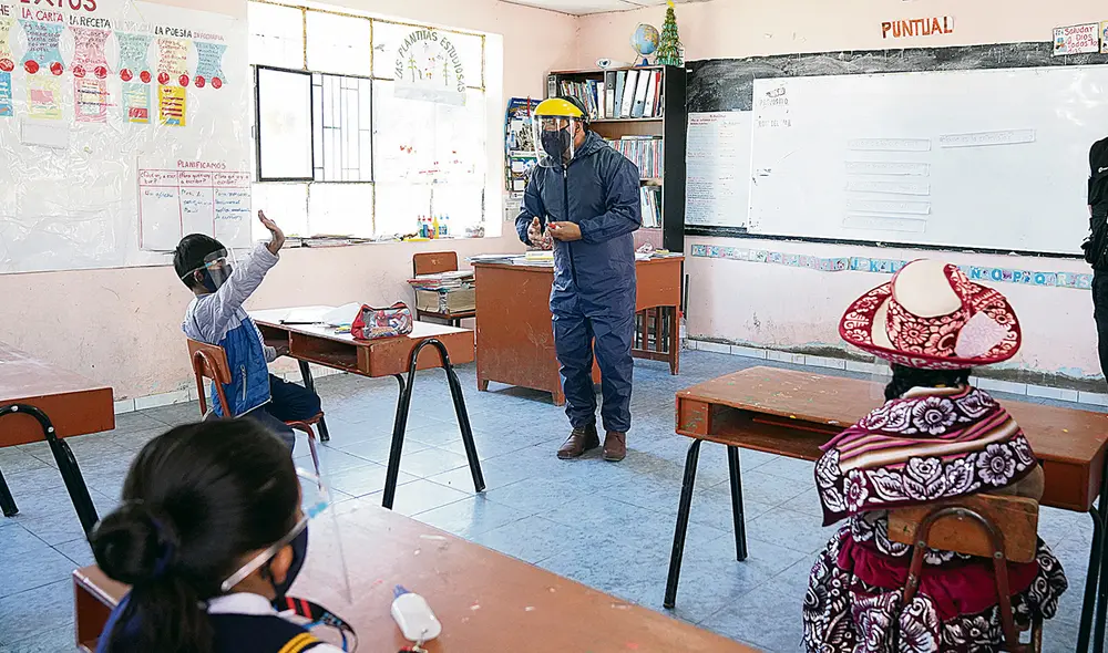 Estímulos. Los que más necesitan estabilidad laboral son los maestros de las escuelas rurales. Foto: difusión