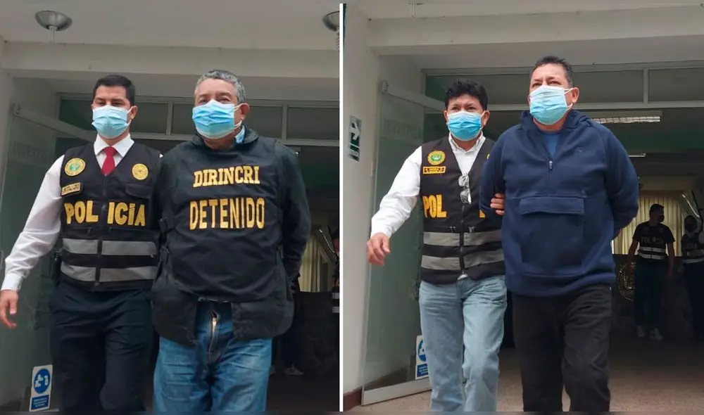 Carlos Vázquez Zavala y  José La Torre Cabrera fueron enviados al penal de Chiclayo. Foto: Composición La República/ Clinton Medina