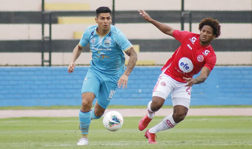 El único Juan Aurich vs. Llacuabamba en este 2021 finalizó en empate sin goles. Foto: Liga de Fútbol Profesional