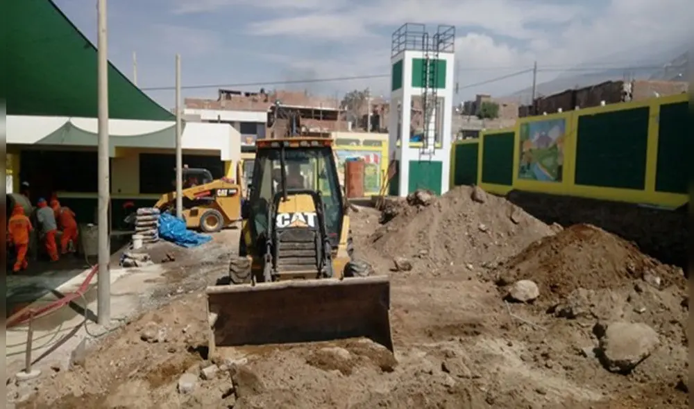 Ejecución de obra empezó en el 2018. Foto: Contraloría