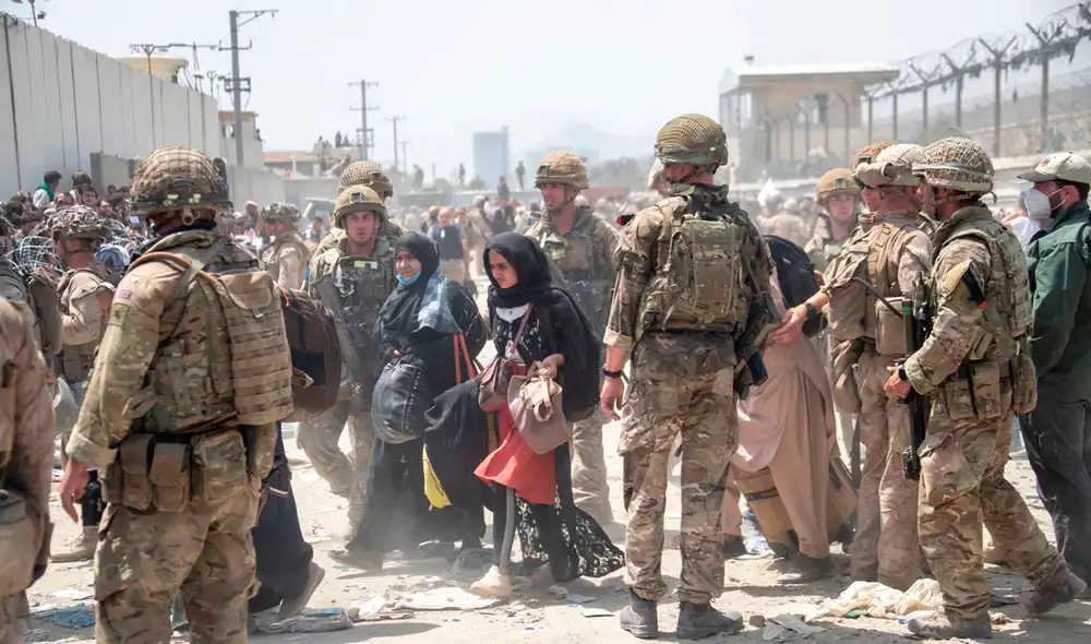 El Gobierno estadounidense continuará con su misión de evacuación en Afganistán. Foto: AFP El Gobierno estadounidense continuará con su misión de evacuación en Afganistán. Foto: AFP