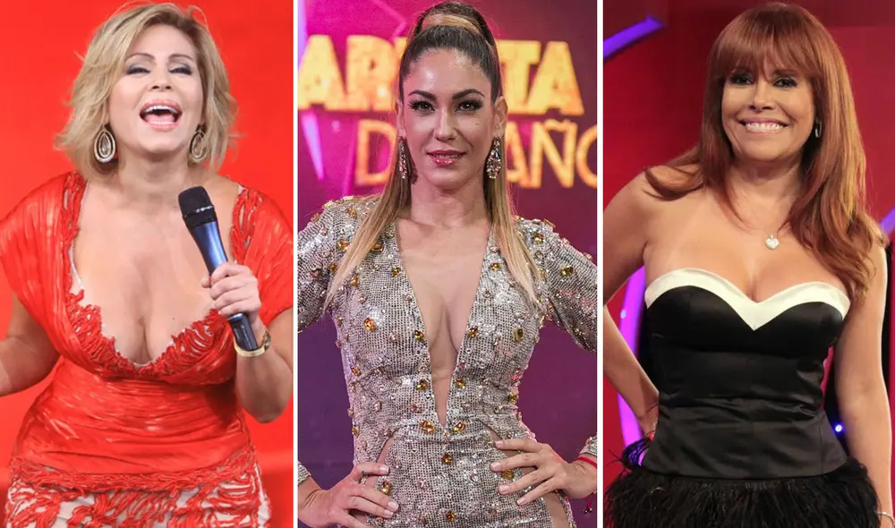 Tilsa Lozano trabajó al lado de Gisela Valcárcel en El artista del año. Foto: composición/Instagram