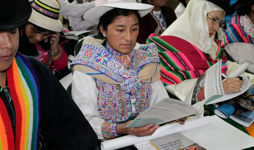 El proyecto recalca que se busca garantizar el derecho a la identidad étnica y cultural, así como los derechos lingüísticos de los congresistas hablantes de una lengua indígena y originaria. Foto: Ministerio de Cultura El proyecto recalca que se busca garantizar el derecho a la identidad étnica y cultural, así como los derechos lingüísticos de los congresistas hablantes de una lengua indígena y originaria. Foto: Ministerio de Cultura