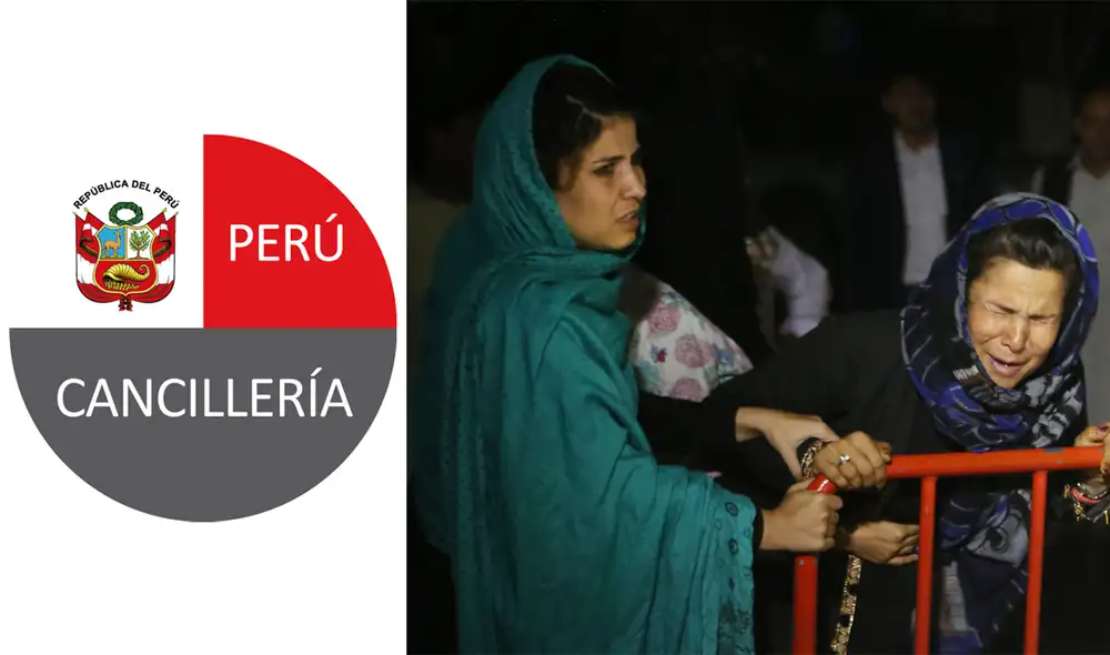 El atentado a las afueras del aeropuesto de Kabul, Afganistán ha dejado a varios muertos entre afganos y militares estadounidenses. Foto: composición/FB Cancillería del Perú / EFE