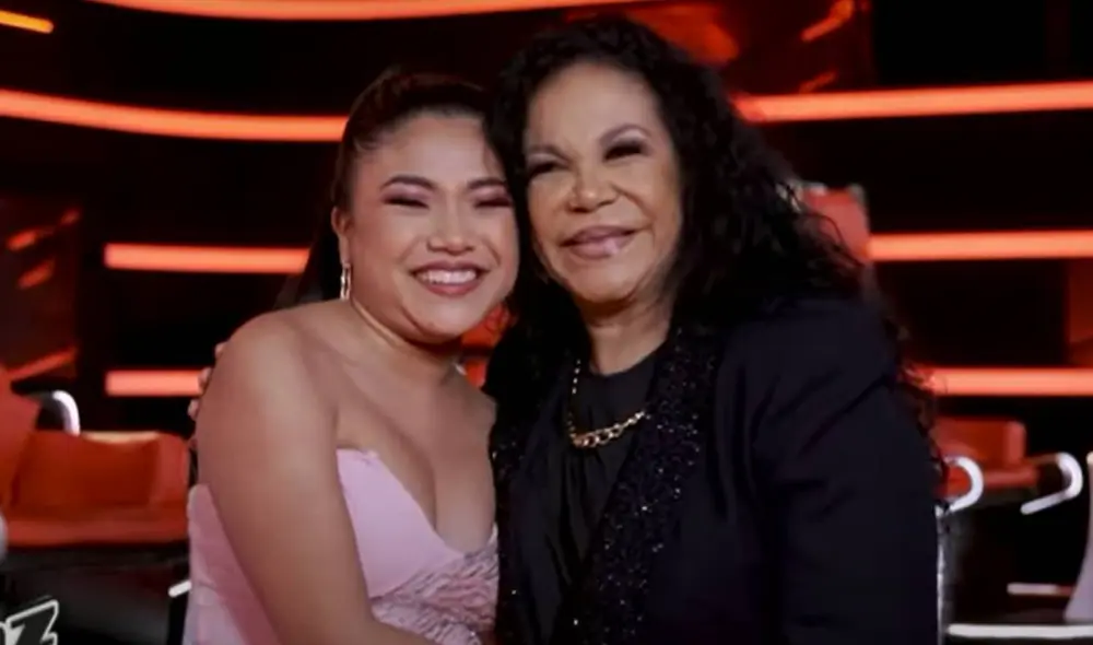 Eva Ayllón ve gran potencial en Valeria Zapata. Foto: captura Latina