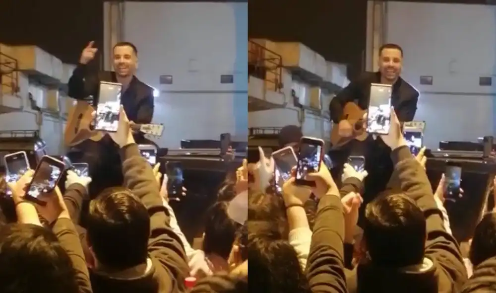 Mike Bahía se despidió de La voz Perú con una breve presentación. Foto: WhatsApp Mike Bahía se despidió de La voz Perú con una breve presentación. Foto: WhatsApp