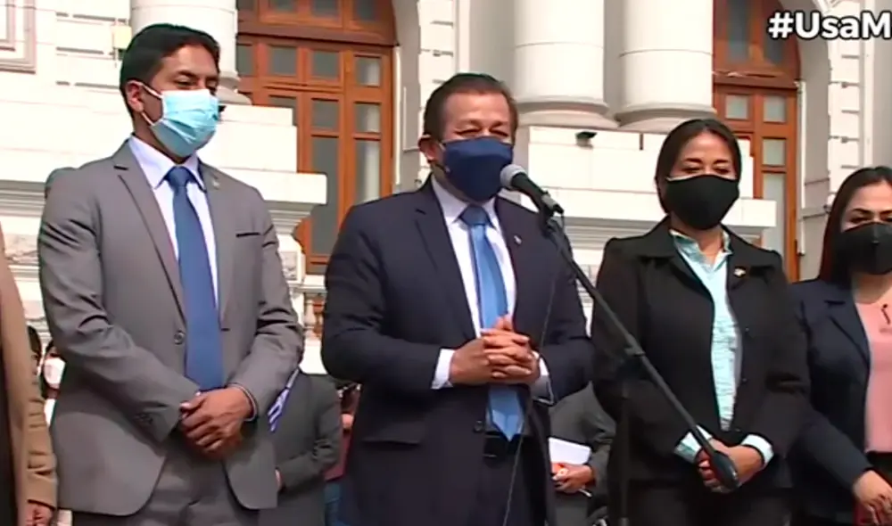 La bancada de APP cumplió lo dicho por su líder de partido, César Acuña. Foto: captura Canal N La bancada de APP cumplió lo dicho por su líder de partido, César Acuña. Foto: captura Canal N